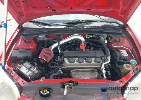 2001 Honda Civic Ex из США, поврежденный, VIN 1HGEM22991L082149